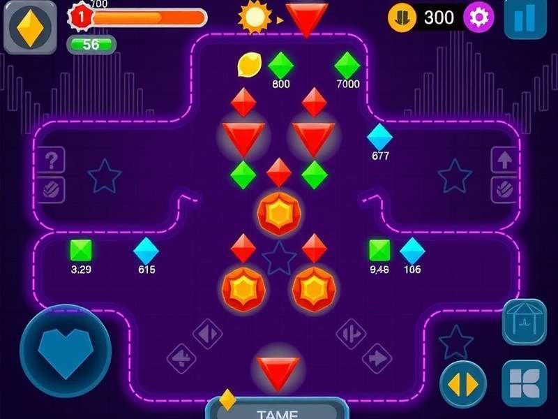 Delta Gem Blaster game screenshot